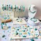 1860Pcs Ocean Beads for Bracelets Making Kit, Blue and White Summer Beach Bead for Jewelry Making, Sea Turtle Shell Starfish Shape Beads 8mm Round Cly Bead for DIY Craft Bracelets Earring (Blue)